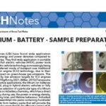 Lithium Battery Sample Preparation Buehler Guide