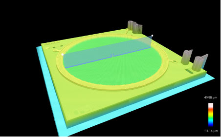 MEMS Device analysis: interferometry–3D Reconstruction with line profile
